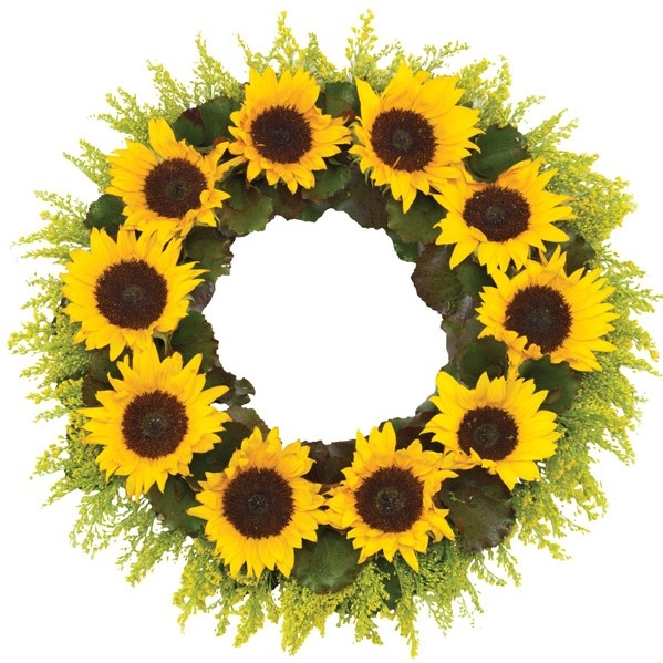 WR14 Sunflower Wreath