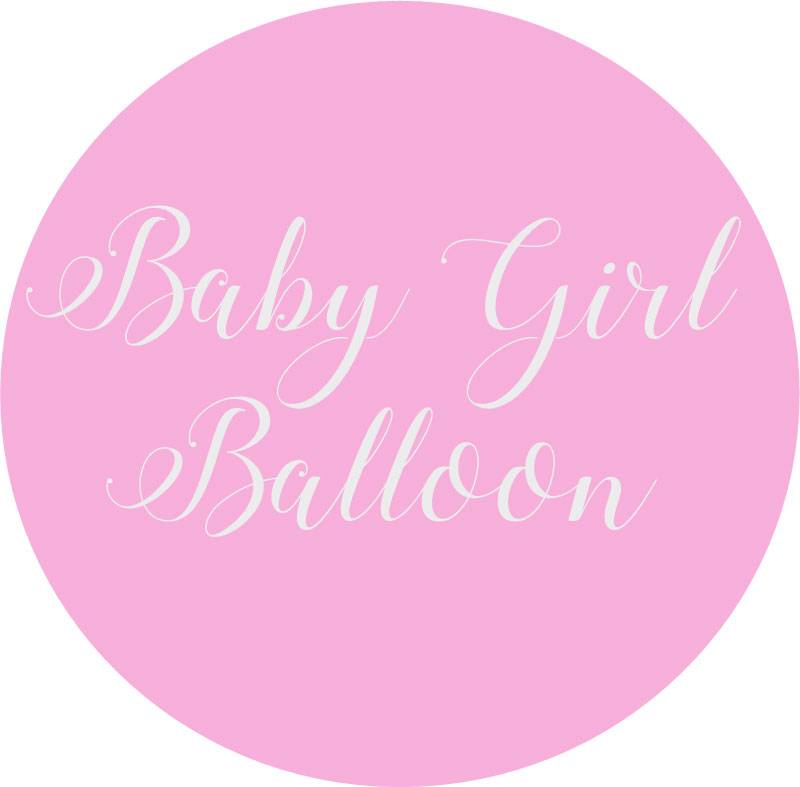 BABY GIRL BALLOON
