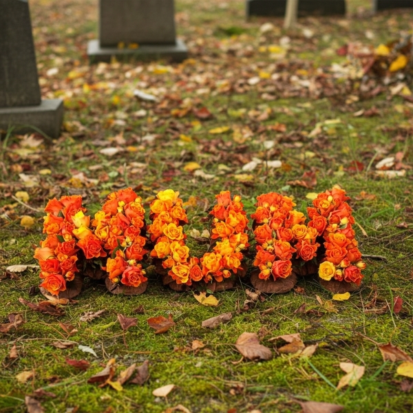 Rose based funeral letters