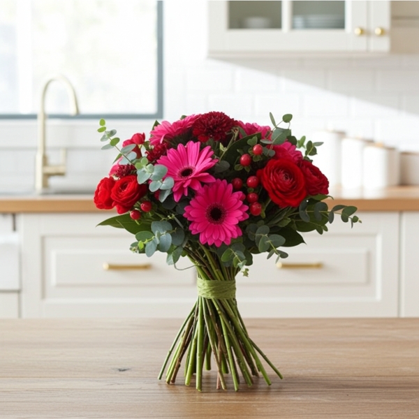 PRETTY IN PINK AND RED