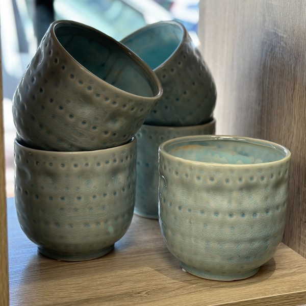 BLUE PORCELAIN POT