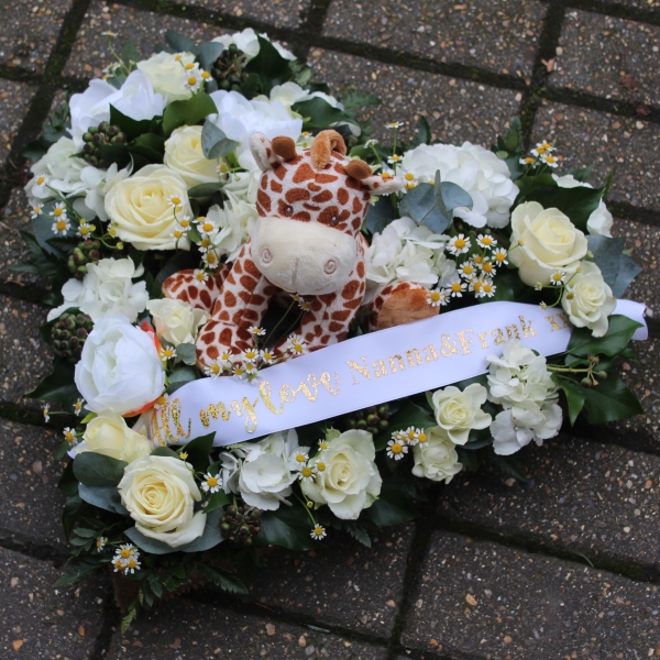 GIRAFFE FUNERAL FLOWERS