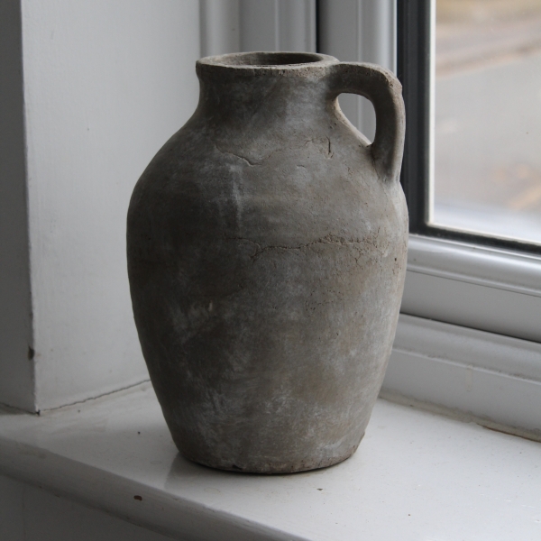 GREY STONE FLOWER JUG