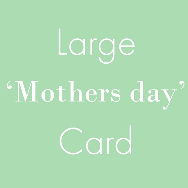 MOTHERS DAY CARD