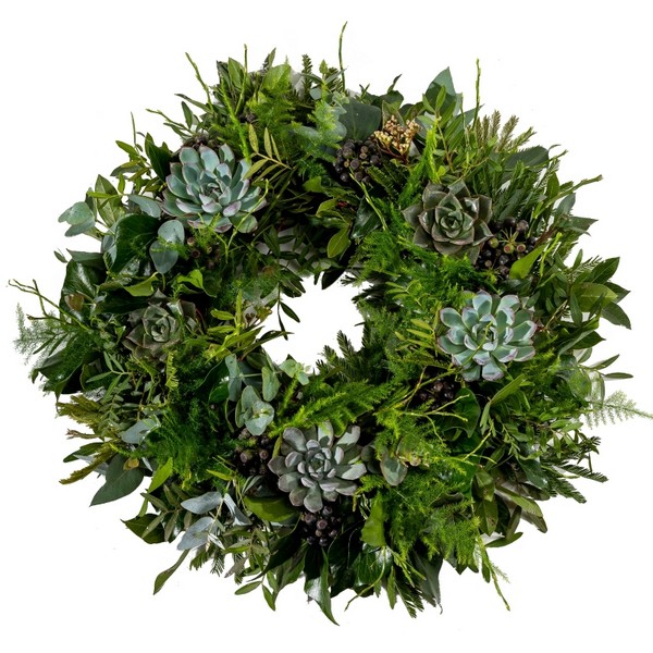 WR15 SUCCULENT WREATH