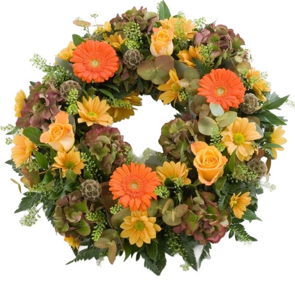 WR8 Loose Autumnal Wreath