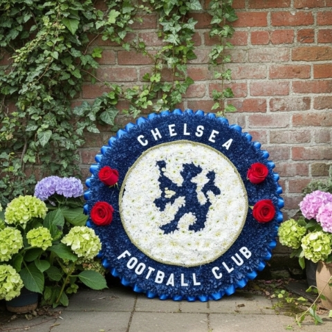 CHELSEA BADGE FUNERAL FLOWERS