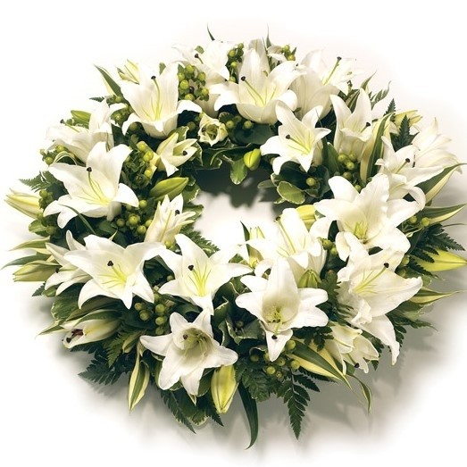 WR13 Lily Wreath