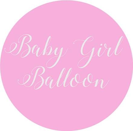 BABY GIRL BALLOON