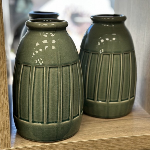 GREEN PORCELAIN VASE