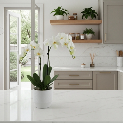 Phalaenopsis orchid plant & ceramic pot | Norwich Florist