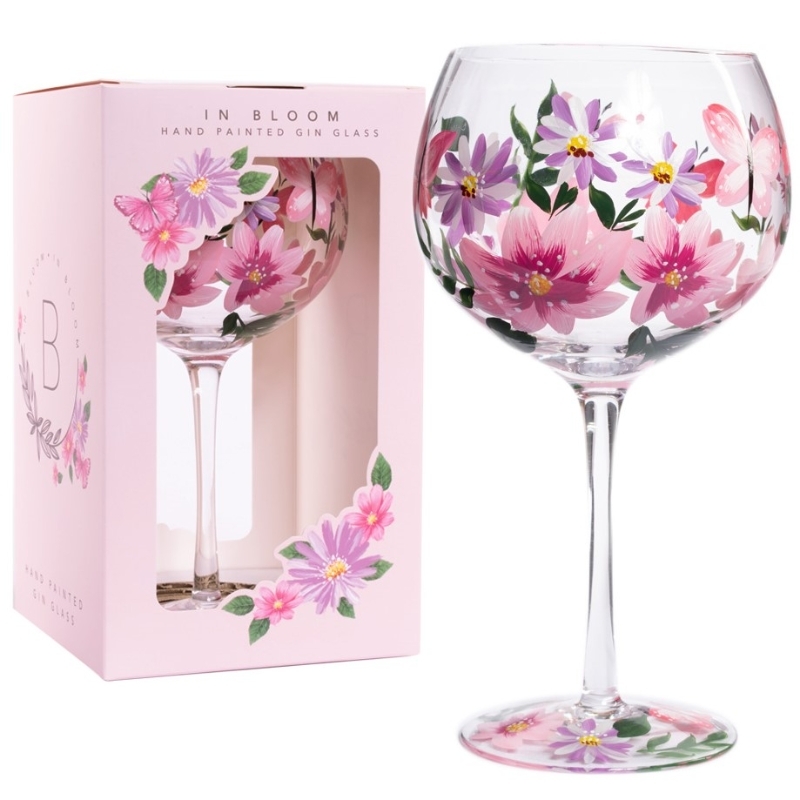 FLORAL GIN GLASS