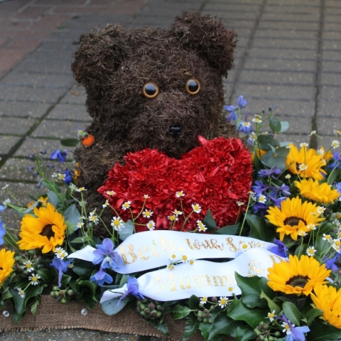 3D TEDDY   SUNFLOWER