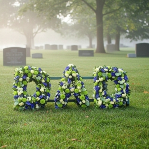 DAD LOOSE STYLE BLUE & GREEN