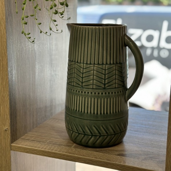 GREEN PORCELAIN JUG