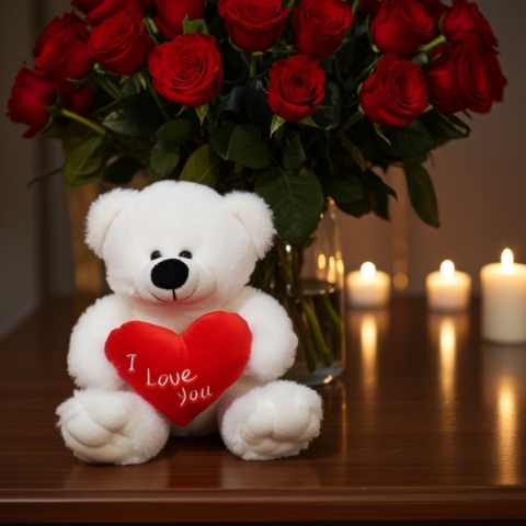 SMALL I LOVE YOU TEDDY