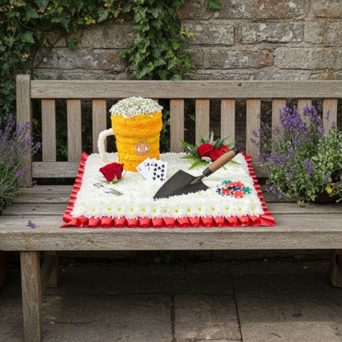 TROWEL & PINT FUNERAL TRIBUTE