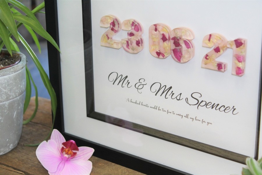 WEDDING DATE FRAME